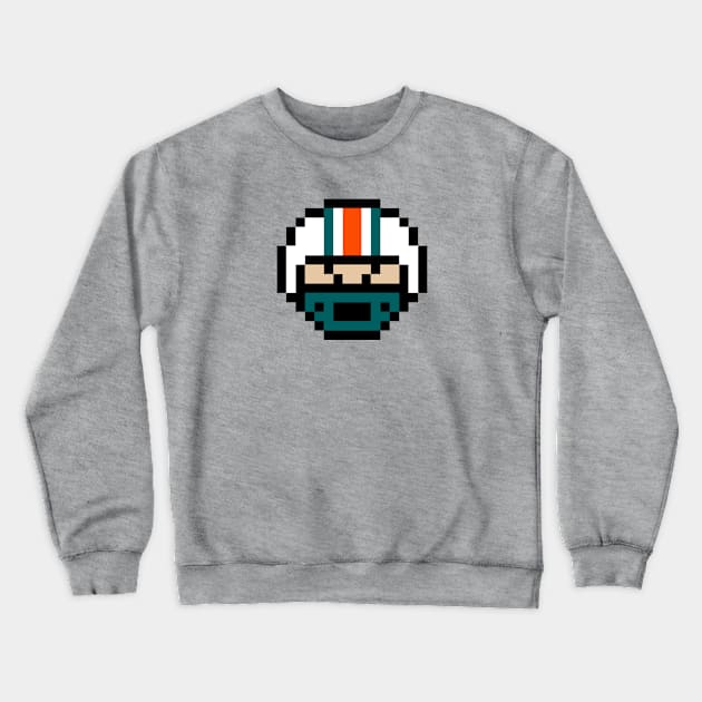 8-Bit Helmet - Miami (Throwbacks) Crewneck Sweatshirt by The Pixel League